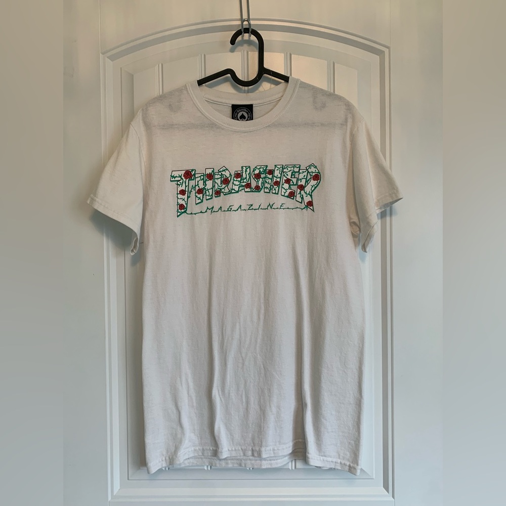 Unisex Thrasher Rose Graphic T-Shirt